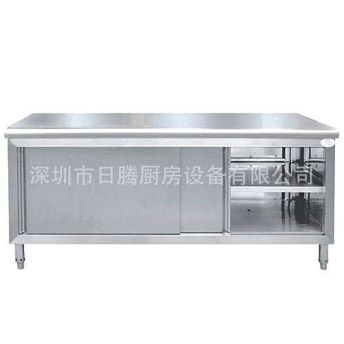 【供应厨房设备,不锈钢厨具,厨房炊事设备,打荷台,双通打荷台】价格,厂家,图片,整体厨房,深圳市日腾厨房设备-