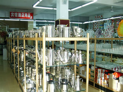 赤峰购物网 - 一大六小柜式韩式铁板灶(组装式) 东方厨具